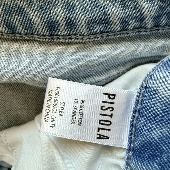 Pistola Light Blue Wide Leg Jeans - Picture 7 of 7